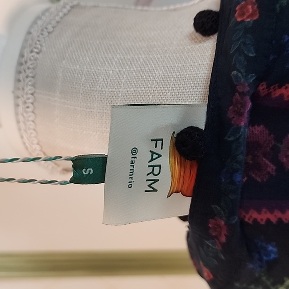 Farm Rio Flower Tapestry Mini Dress - Picture 6 of 7